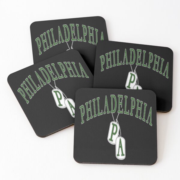 Item preview, PHILADELPHIA PA DOG TAG T-SHIRT designed and sold by TwoSixDesigns.