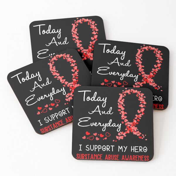 Item preview, Today and Everyday I Support My Hero Substance Abuse Awareness designed and sold by ArangoaStore.