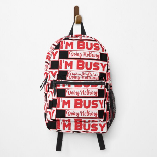 Item preview, I'm Busy Doing Nothing (Red 1) designed and sold by SammyBad.