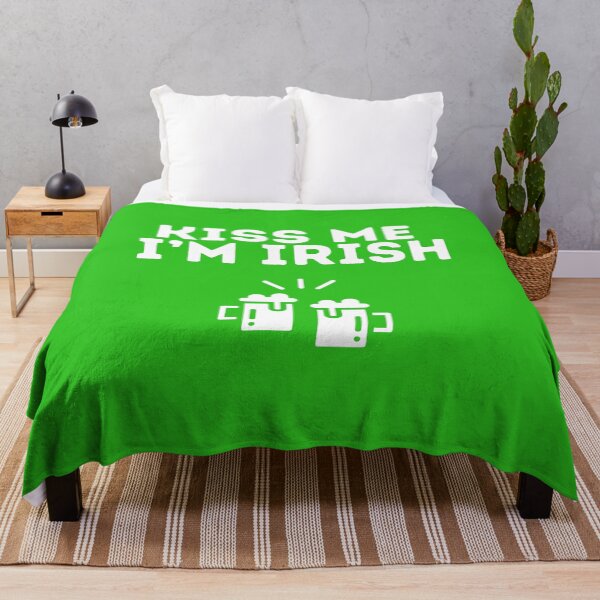 Item preview, St Patrick’s Day Merch - Kiss Me I'm Irish designed and sold by Ethan Thompson.