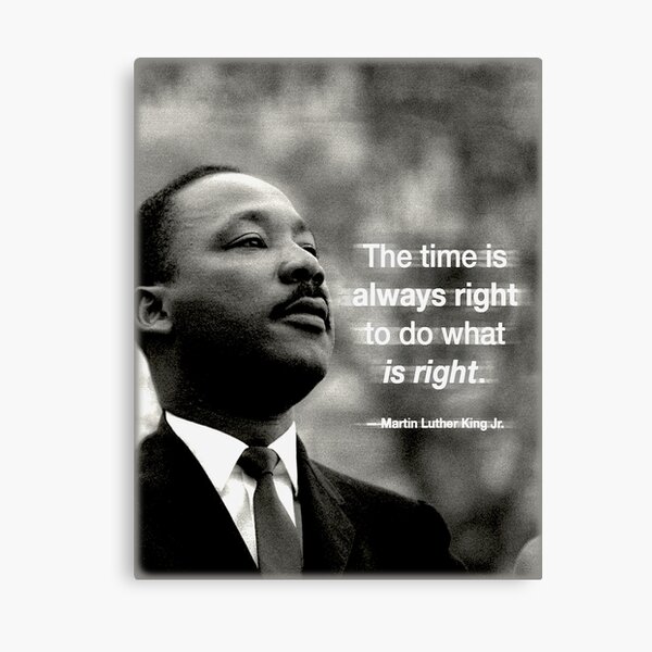 The Time is Always Right Canvas Print