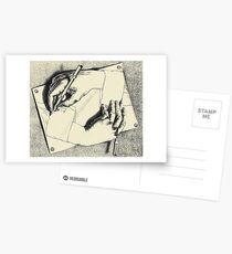 Souvenir from Netherlands - Escher's hands Postcards