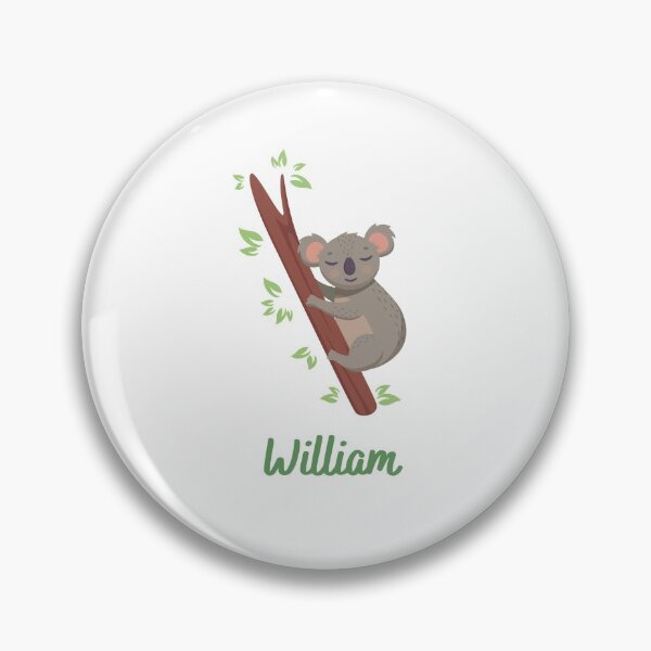 Item preview, William Personalised Boys Name Koala Print designed and sold by melbournegirl.