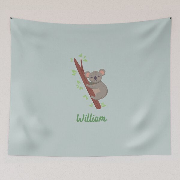 Item preview, William Personalised Boys Name Koala Print designed and sold by melbournegirl.