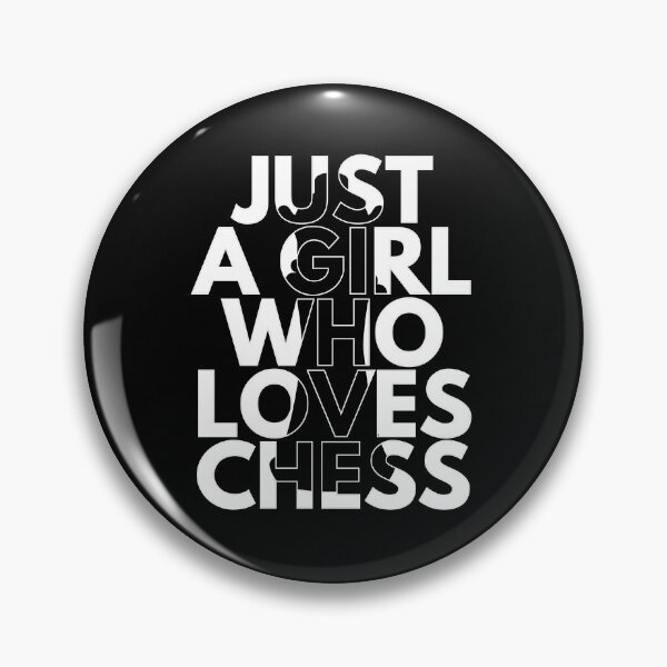 Item preview, Just A Girl Who Loves Chess | Queen Piece designed and sold by CozyMarket.