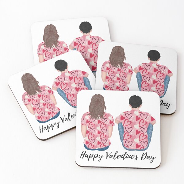 Item preview, couple happy valentine's day designed and sold by atevern.