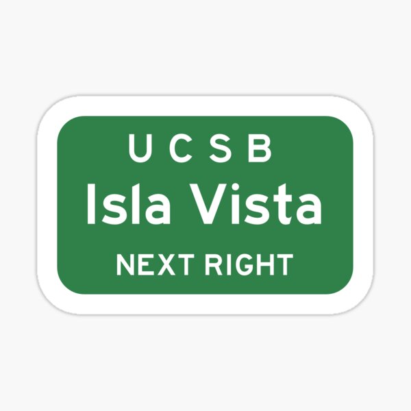 Vista previa del artículo con la obra «Cartel de UCSB / Isla Vista», diseñado y vendido por neetipatel.