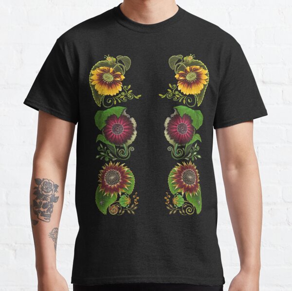 FLORAL ~ Folkart Sunflowers MBUftfLUyy by tasmanianartist Classic T-Shirt