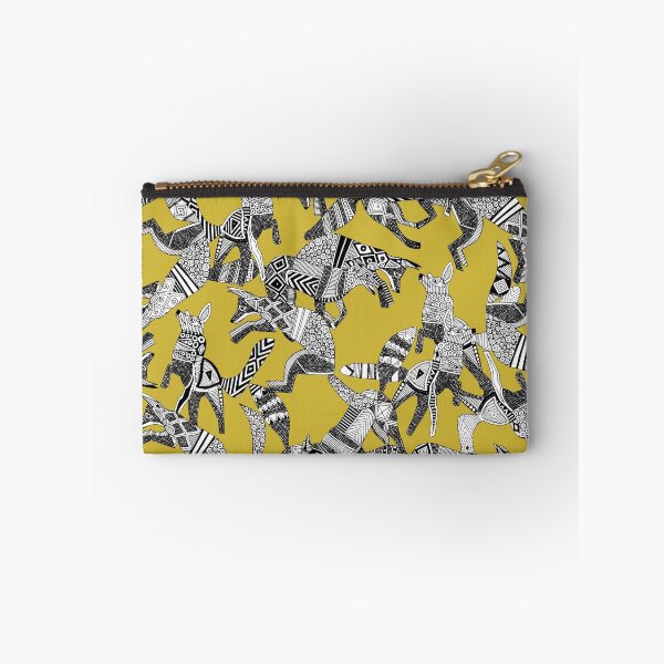 Item preview, woodland fox party ochre yellow designed and sold by scrummy.