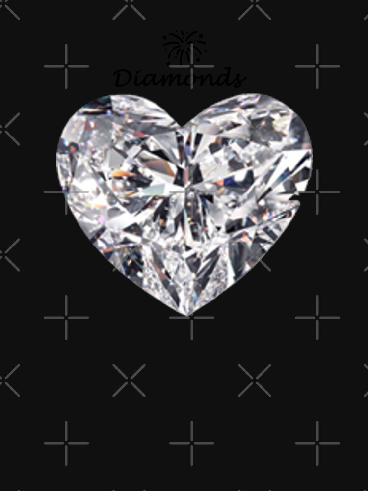 Heart diamond on a white background by Veee8
