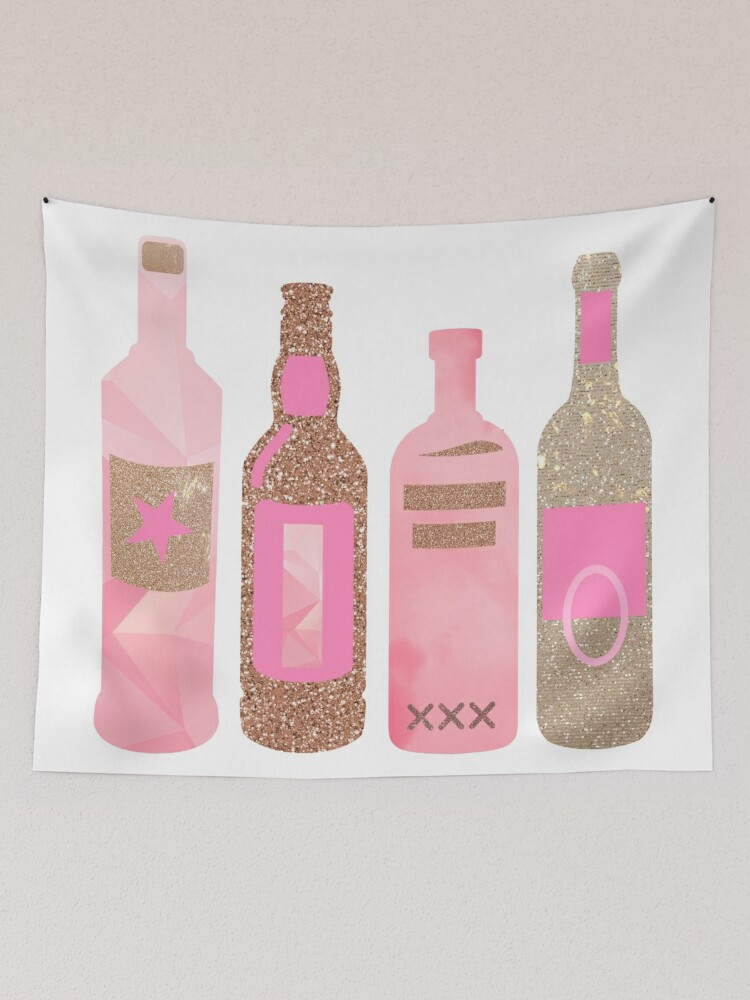 Pink and gold discount tapestry