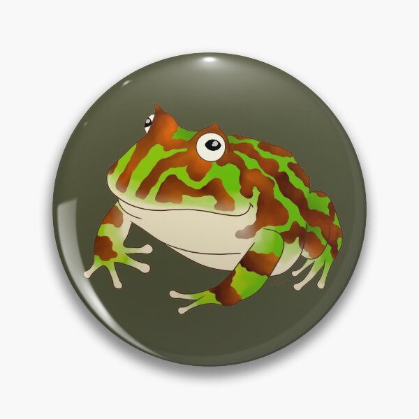 Item preview, Green "Normal" Pacman Frog designed and sold by anacecilia.