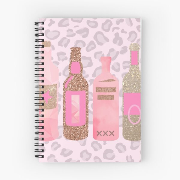 Item preview, pink alc bottles cheetah print designed and sold by Julia Santos.