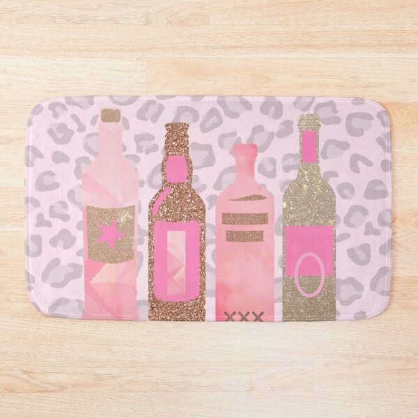 Item preview, pink alc bottles cheetah print designed and sold by Julia Santos.