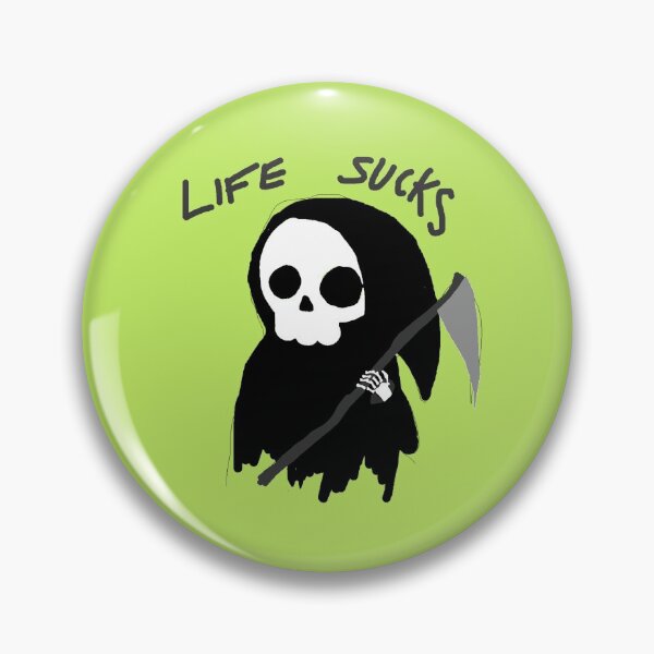Item preview, Life Sucks (Green) designed and sold by MidnightSparrow.