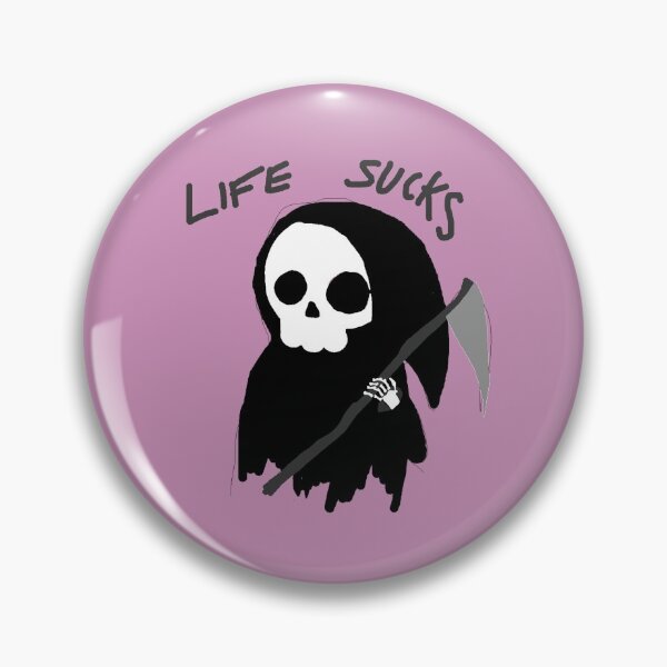 Item preview, Life Sucks (Pink) designed and sold by MidnightSparrow.