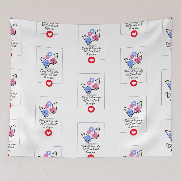 Item preview, long distance love, Quarantine valentines day, socially distant, internet love designed and sold by helkav.