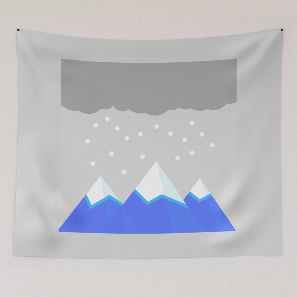 Item preview, Snowy and Mountains with Dark Clouds designed and sold by ShaunSandhu.