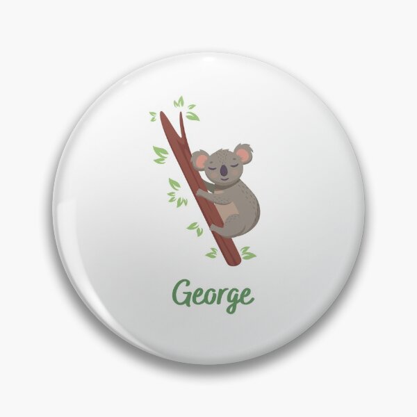 Item preview, George Personalised Boys Name Koala Print designed and sold by melbournegirl.