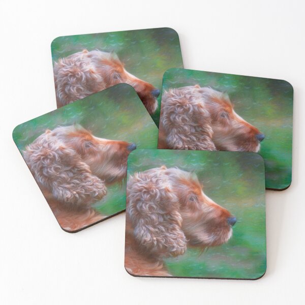 Item preview, Cocker spaniel oil painting style designed and sold by DVart-nz.