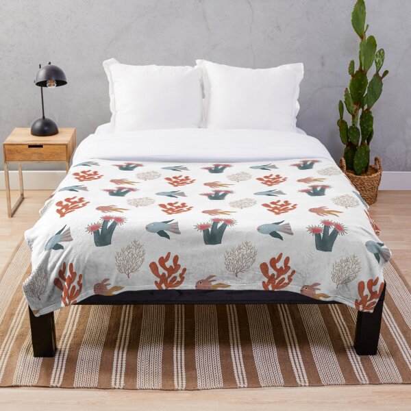 Item preview, Sea Creatures Swim Among A Sea Of Coral  designed and sold by Salt Illustrations.