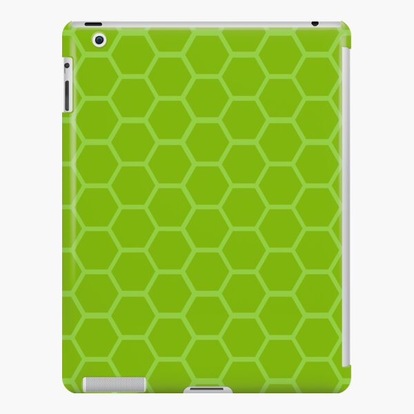 Honeycomb All-Over Pattern in Lime Green iPad Snap Case
