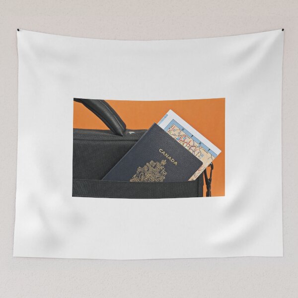 Item preview, Canadian passport and map. designed and sold by FER737NG.