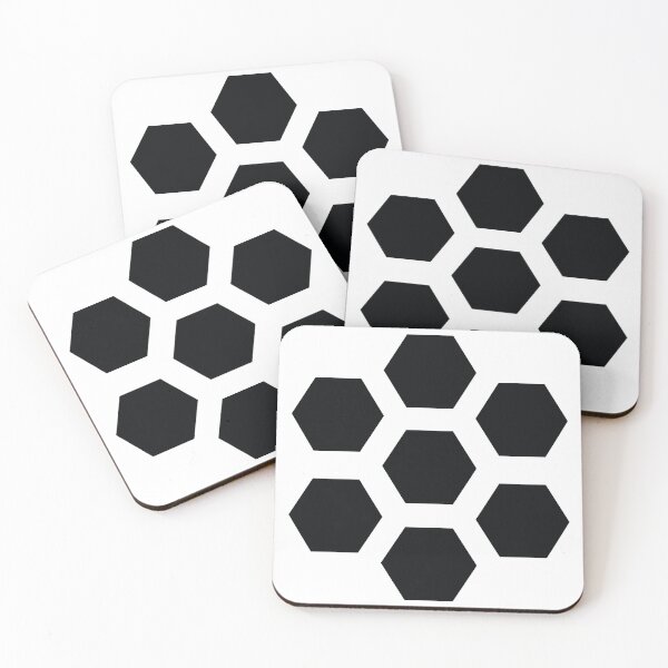 Item preview, Honeycomb All-Over Pattern in Black and White designed and sold by wendymariemedia.