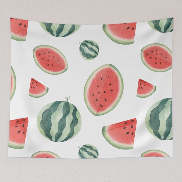 Item preview, Watercolor watermelon pattern designed and sold by Arinom.