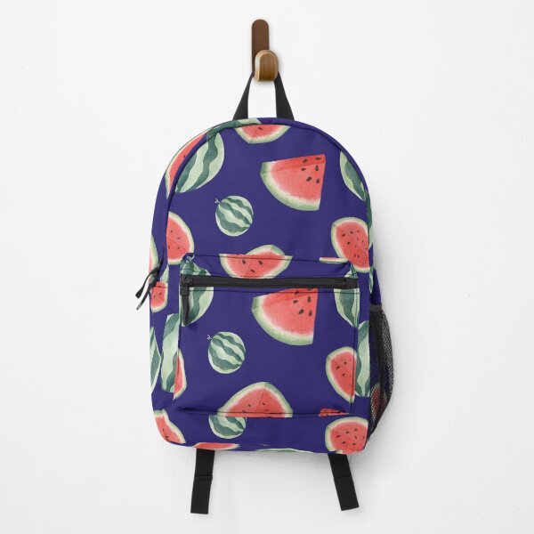 Item preview, Watercolor watermelon pattern on navy designed and sold by Arinom.