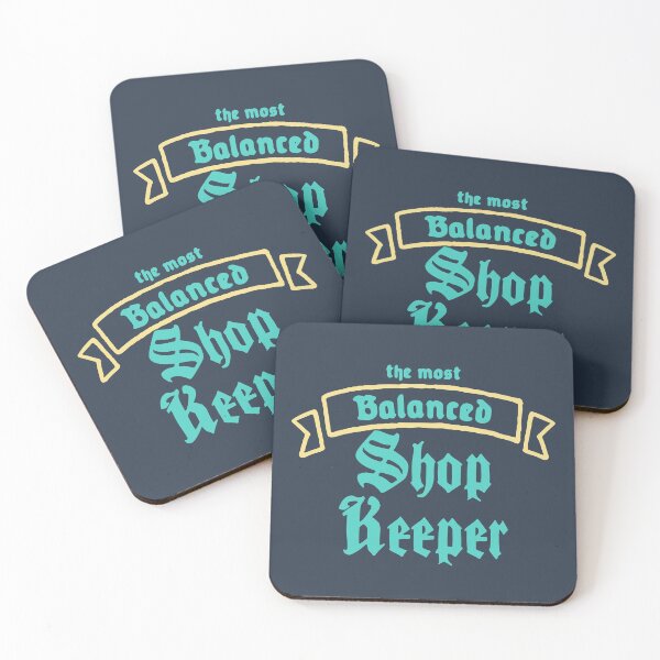 Item preview, The Most Balanced Shop Keeper designed and sold by Chubuter.