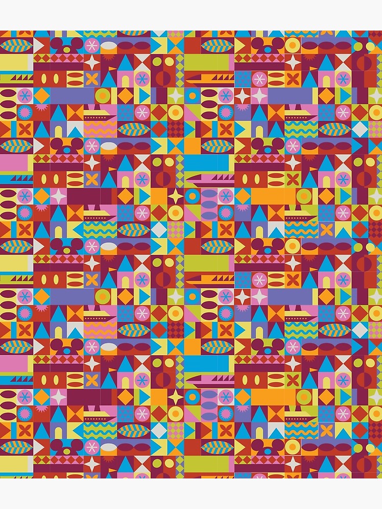 Retro Color Blocks by jinigo1