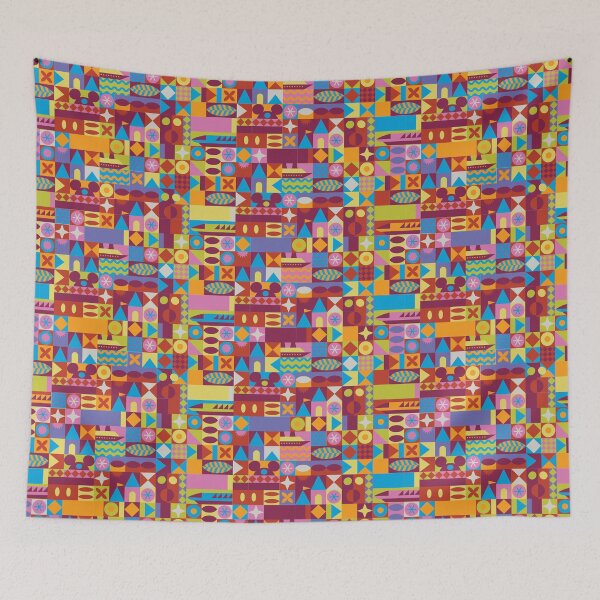 Aperçu de l'œuvre Blocs de couleur rétro créée et vendue par Heyday Threads.