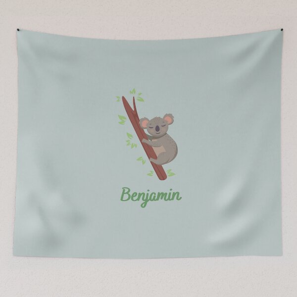 Item preview, Benjamin Boys Name Koala Print designed and sold by melbournegirl.