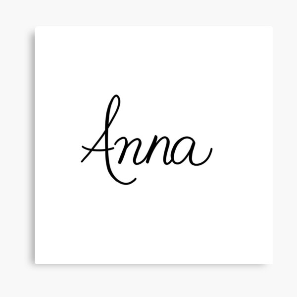 Cursive Writing Canvas Prints Redbubble