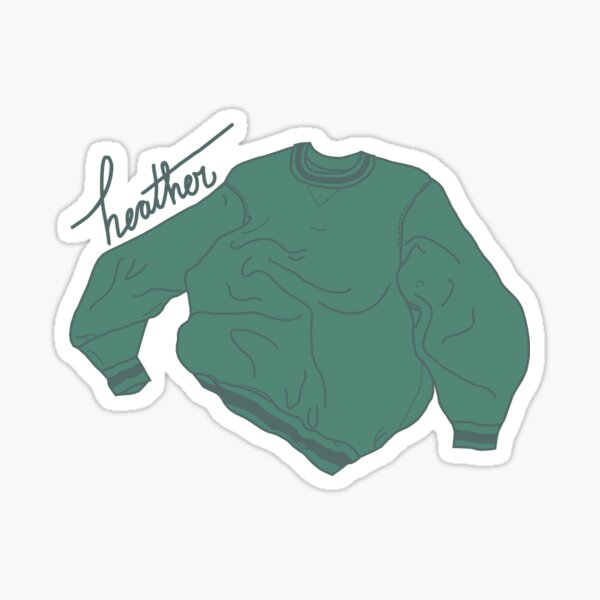 heather sweater - conan gray Sticker