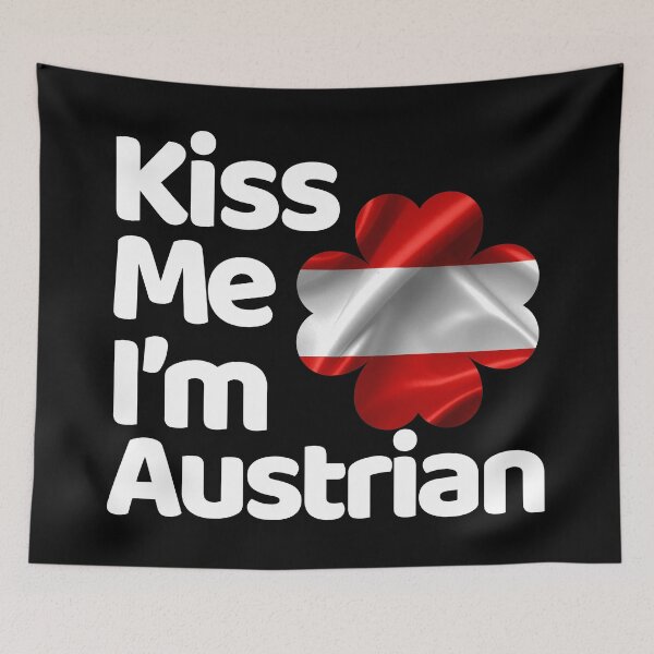 Item preview, Kiss Me I am Austrian from Austria designed and sold by elhefe.