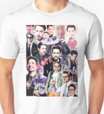 Robert Downey Jr. fangirl edit tumblr collage Unisex T-Shirt