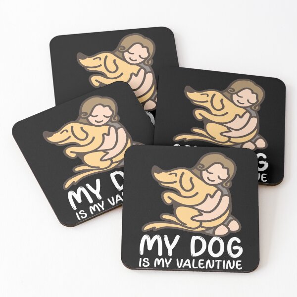 Item preview, My Dog Is My Valentine designed and sold by YueHeng Creates ⭐⭐⭐⭐⭐.