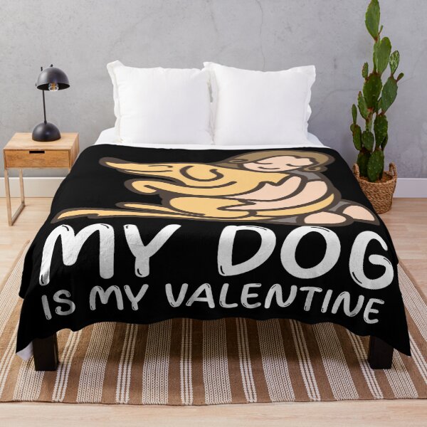 Item preview, My Dog Is My Valentine designed and sold by YueHeng Creates ⭐⭐⭐⭐⭐.