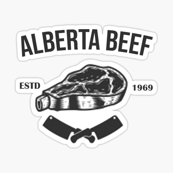 "alberta beef" Sticker for Sale by Gsoufiane Redbubble