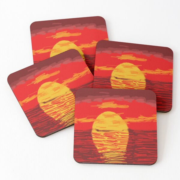 Item preview, View of  the Moon at night along the sea designed and sold by Louisbus90.