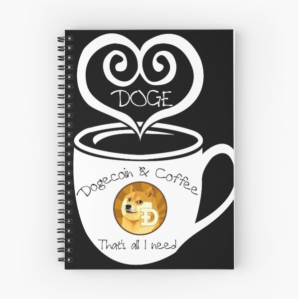 Item preview, Dogecoin y café, eso es todo lo que necesito designed and sold by Bitcoin-Fashion.