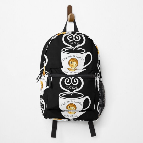 Item preview, Dogecoin and Coffee That's All I Need designed and sold by Bitcoin-Fashion.