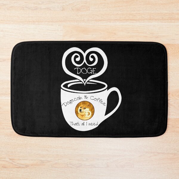Item preview, Dogecoin and Coffee That's All I Need  designed and sold by Bitcoin-Fashion.