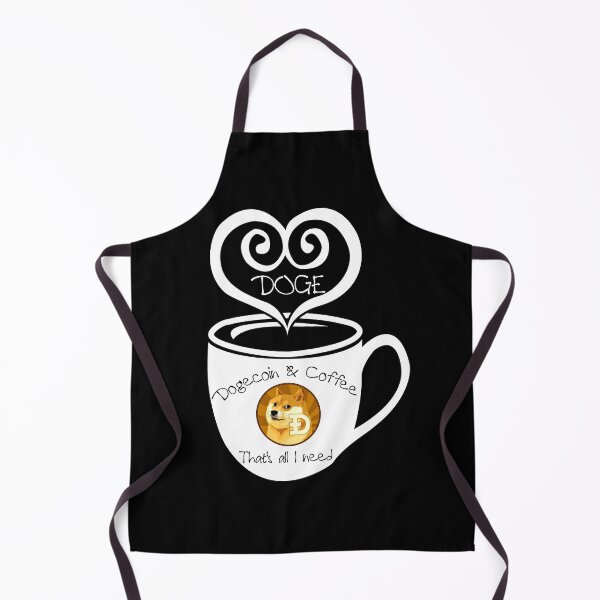 Item preview, Dogecoin and Coffee That's All I Need designed and sold by Bitcoin-Fashion.