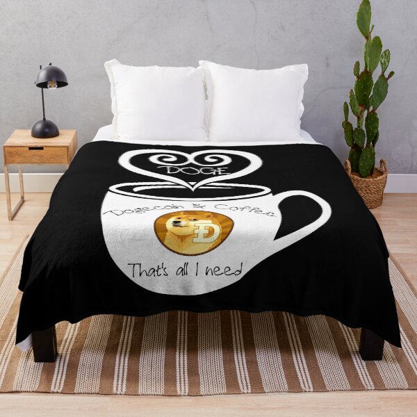 Item preview, Dogecoin and Coffee That's All I Need  designed and sold by Bitcoin-Fashion.