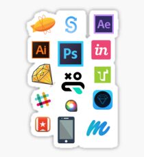 UI design stack Sticker