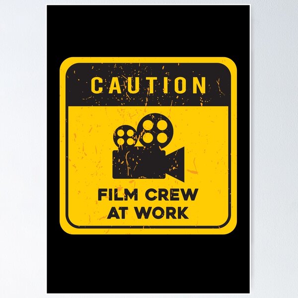 Item preview, CAUTION Film Crew At Work - Camera designed and sold by ArqDezines.