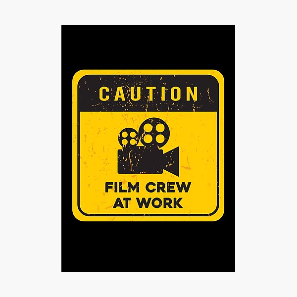 Item preview, CAUTION Film Crew At Work - Camera designed and sold by ArqDezines.
